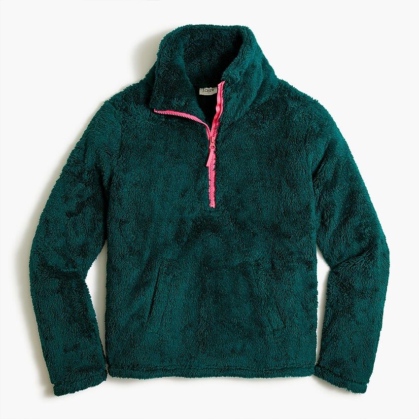 Sherpa half-zip pullover | J.Crew Factory