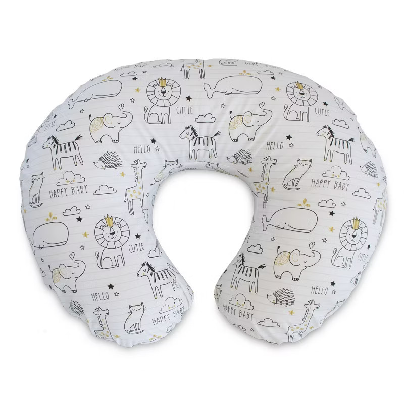Boppy Original Nursing Support Formerly Nursing Pillow - Notebook Black & Gold | Target