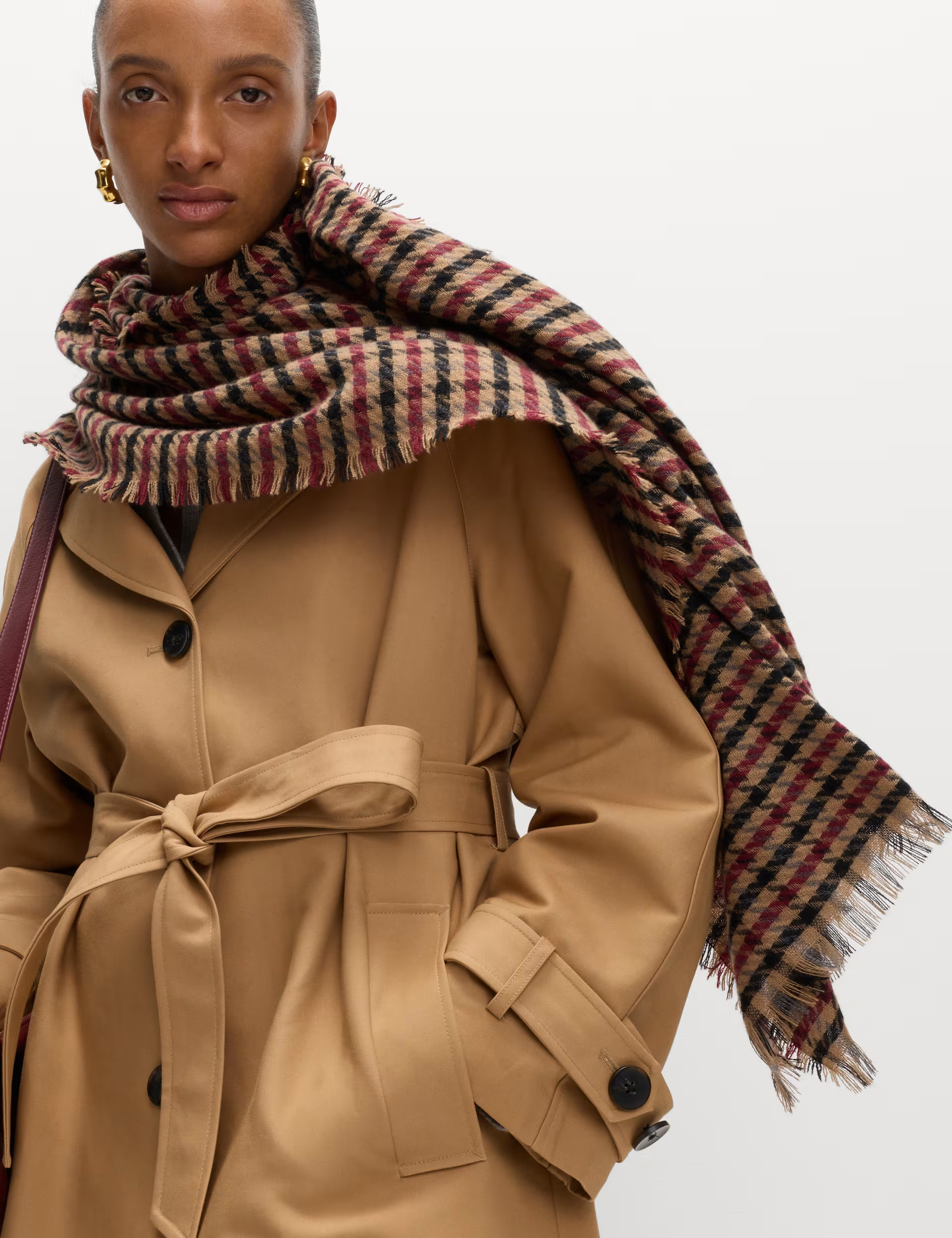 Cotton Rich Belted Longline Trench Coat | Marks & Spencer (UK)