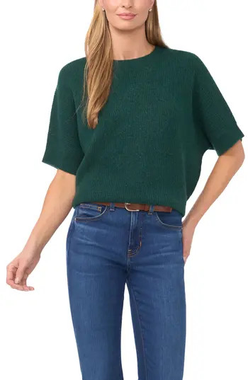 Halogen® Short Sleeve Sweater in Wise at Nordstrom Rack, Size Small | Nordstrom Rack