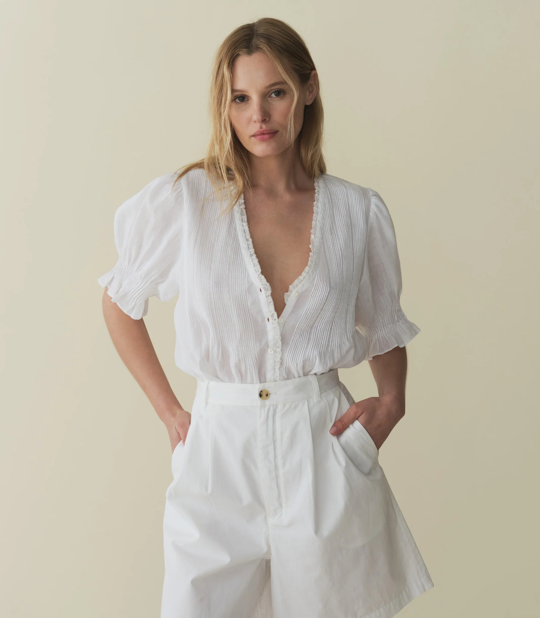 Karlie Top - Salt | DÔEN | DOEN