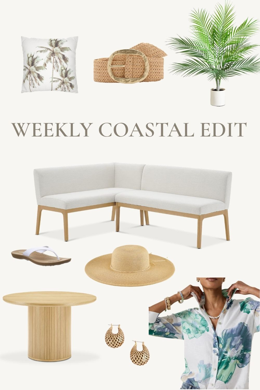 This Week’s Coastal Edit — Easy & Elevated A spring refresh of a no iron linen piece, a wide brim hat and neutral coastal home finds. Explore each piece below and save your favorites. New edit every Thursday.

#banquettediningseating #coastalstyle #linenshirt 

 #LTKootd #LTKOver40 #LTKHome