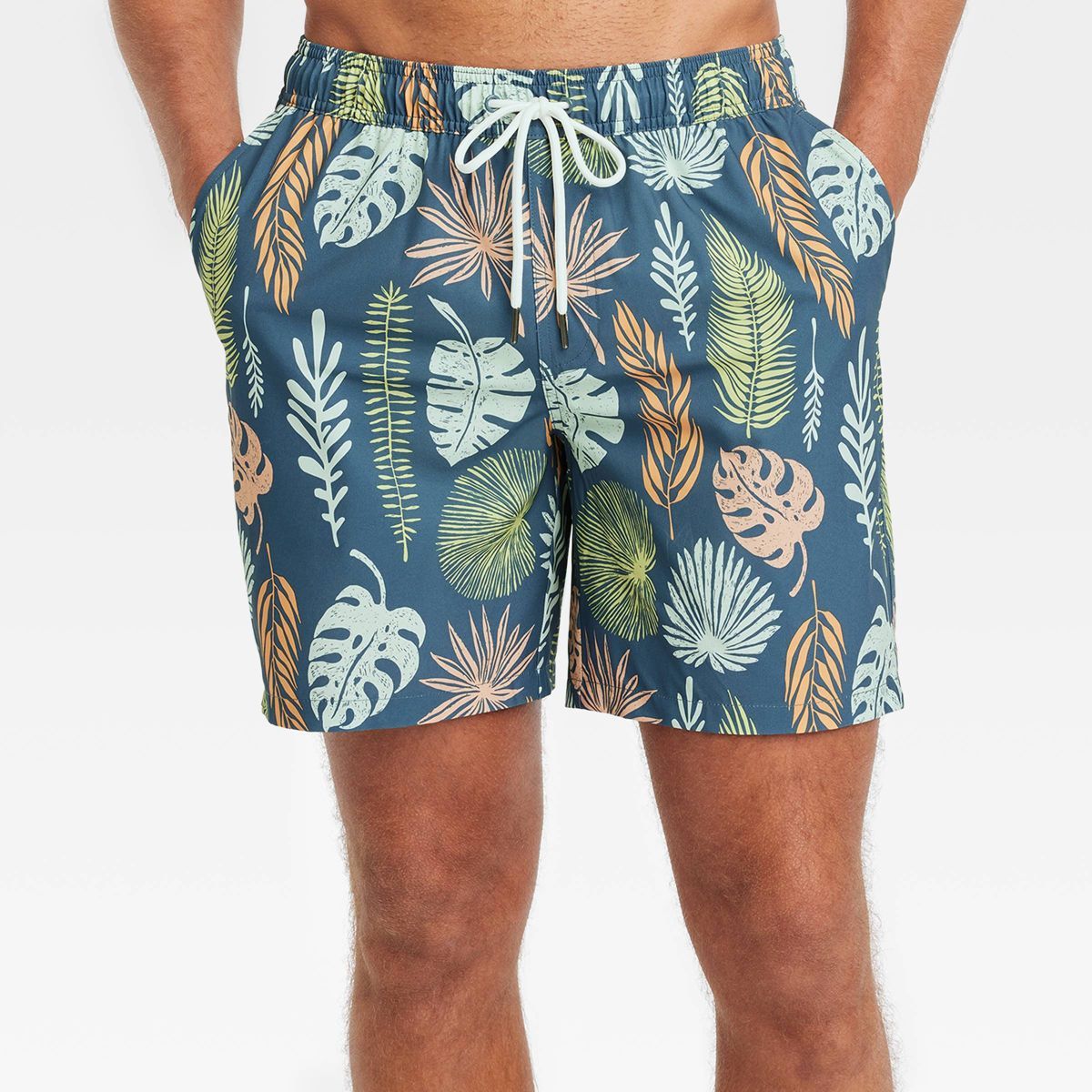 Men's 7" Swim Shorts with Boxer Brief Liner - Goodfellow & Co™ | Target