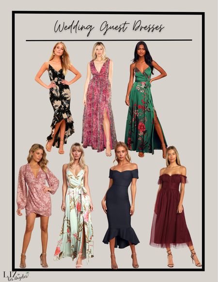 Wedding season is here and these are some of my favorite wedding guest dresses. I love these for any style wedding you might be invited too. These special occasion dresses are also great for a date night outfit or a Valentine’s Day date outfit 

#LTKwedding #LTKstyletip #LTKSeasonal