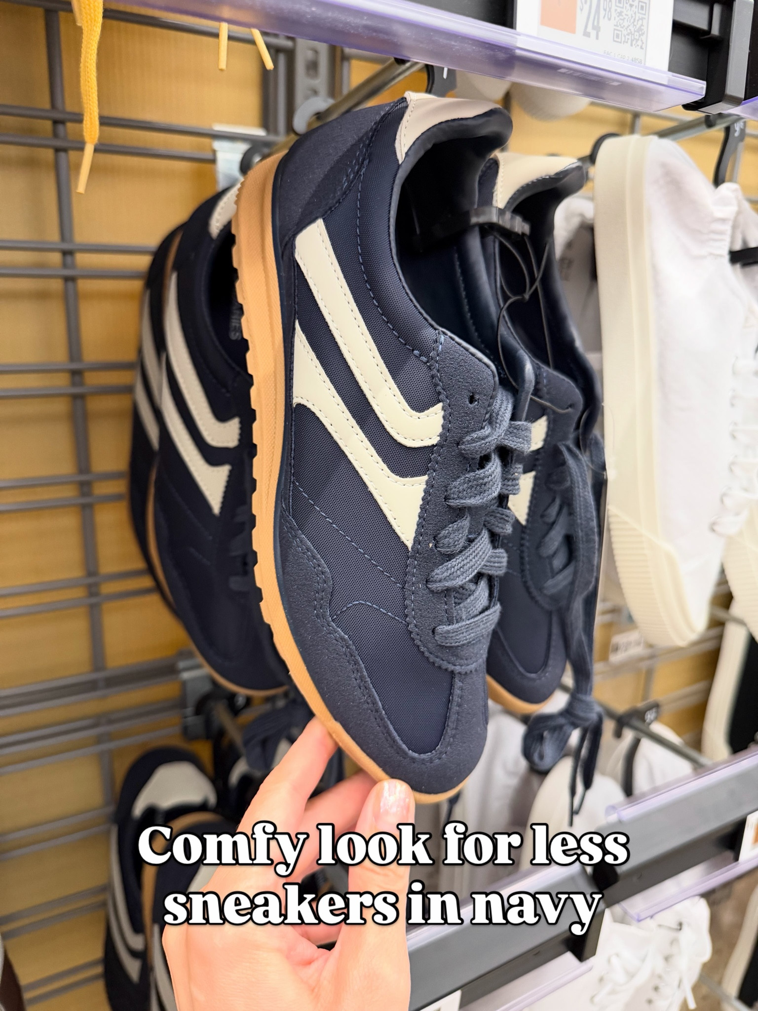 Cutest sneakers at Walmart now in navy