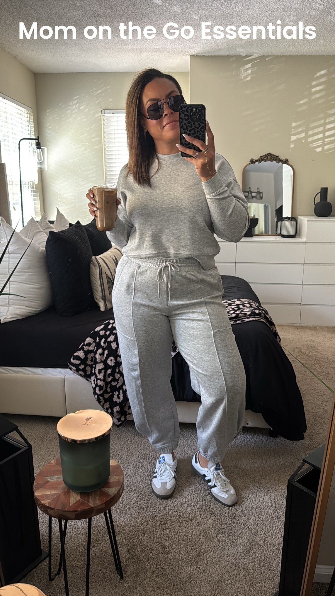 Affordable Mom on the Go Uniform from Walmart! 

XS in top 
Med in pants 