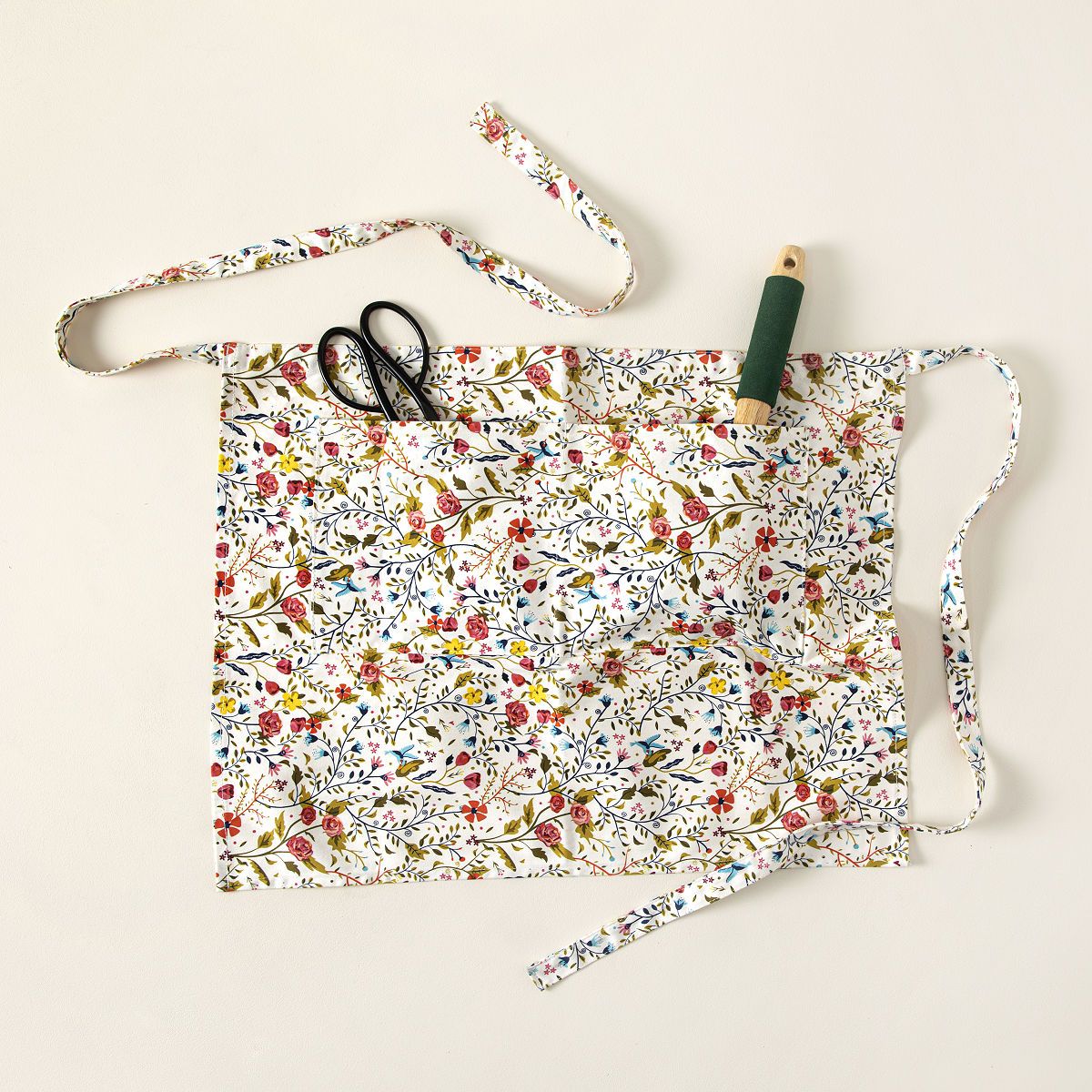 Floral-Printed Garden Apron | UncommonGoods