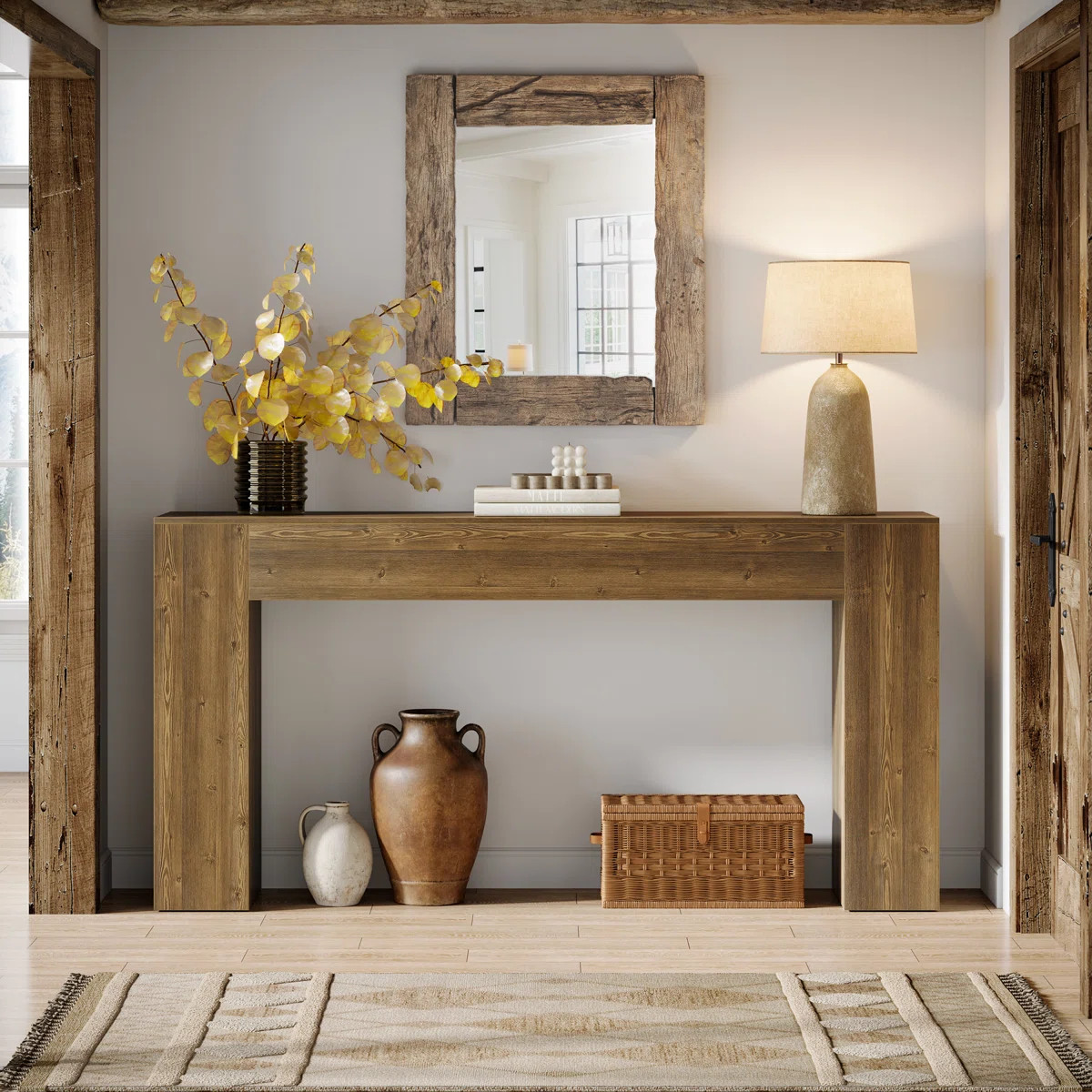 Rectangular Engineered Wood Console Table | Wayfair North America