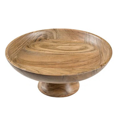 Fruit Bowl Plain Acacia -12"x2" -Natural | Wayfair North America