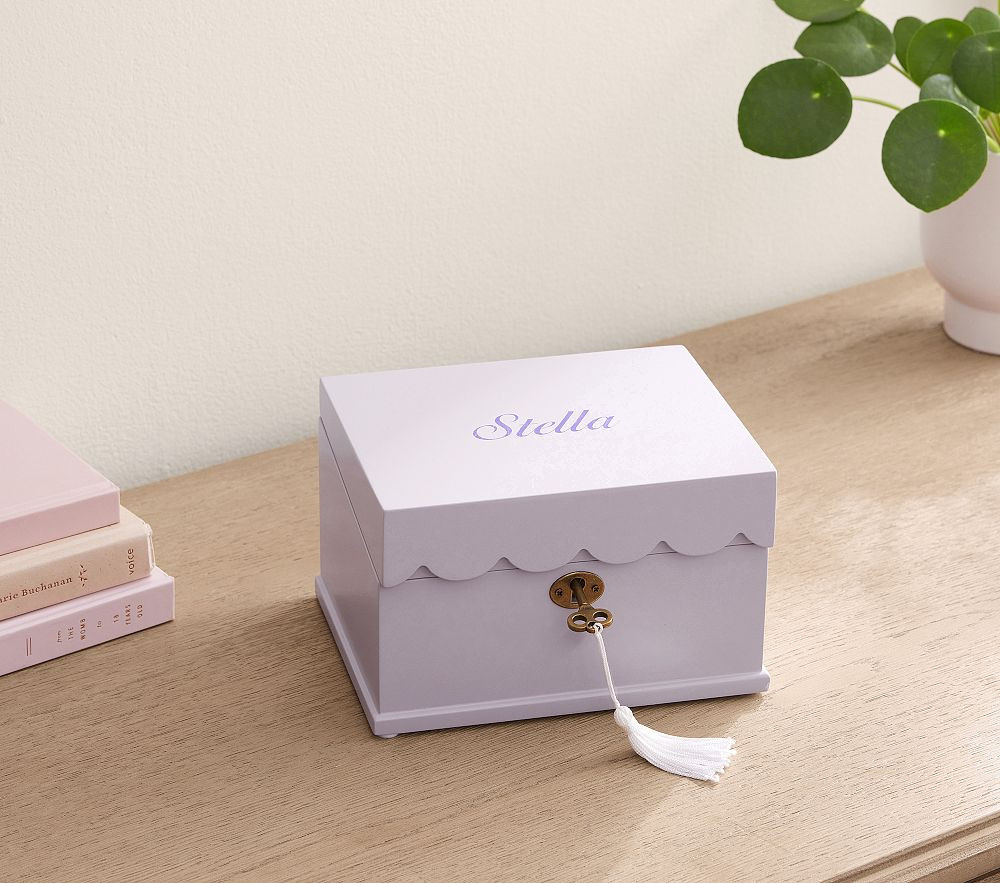 Penny Jewelry Box, Iris, Medium | Pottery Barn Kids