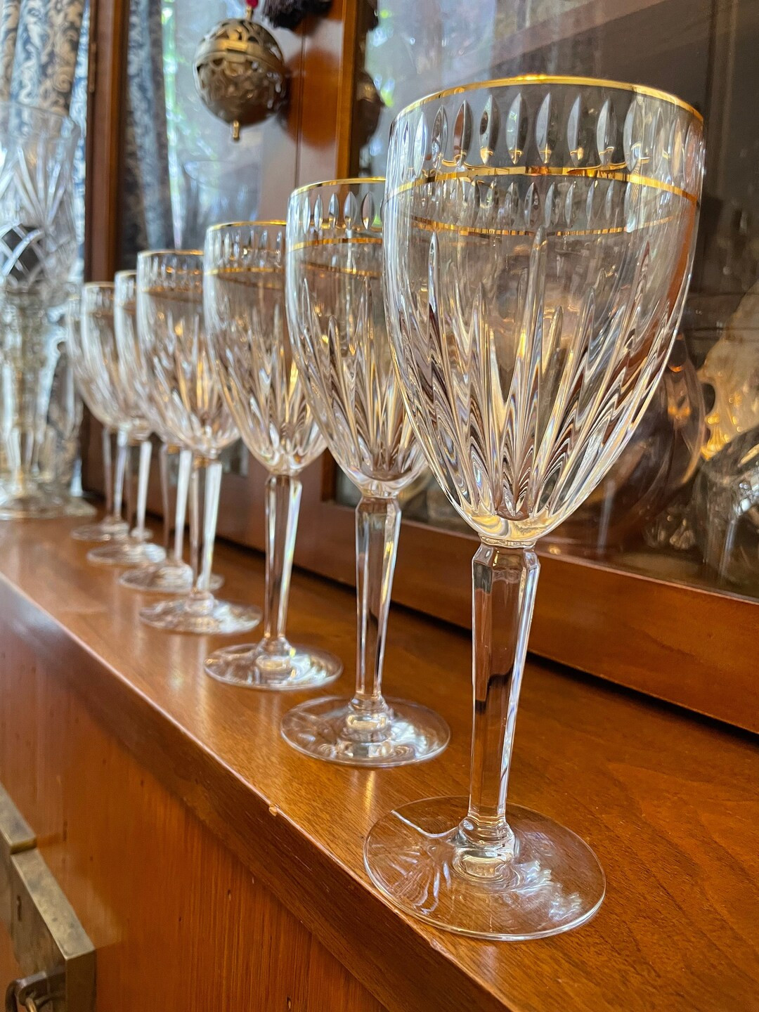 Lenox ambassador Water Glass W/vertical Cuts & 22 - Etsy | Etsy (US)