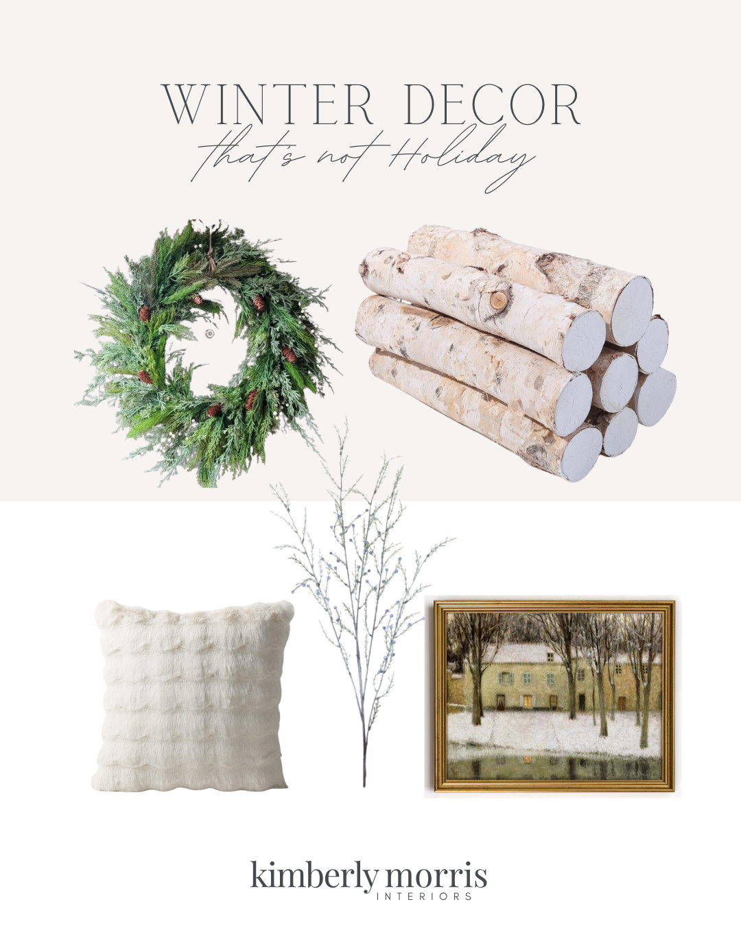 Now that the holidays are over, it can be hard to find decor that's winter themed without feeling like Christmas. I've rounded up a few decor options to get you through the season! 

 #LTKSeasonal #LTKHome
