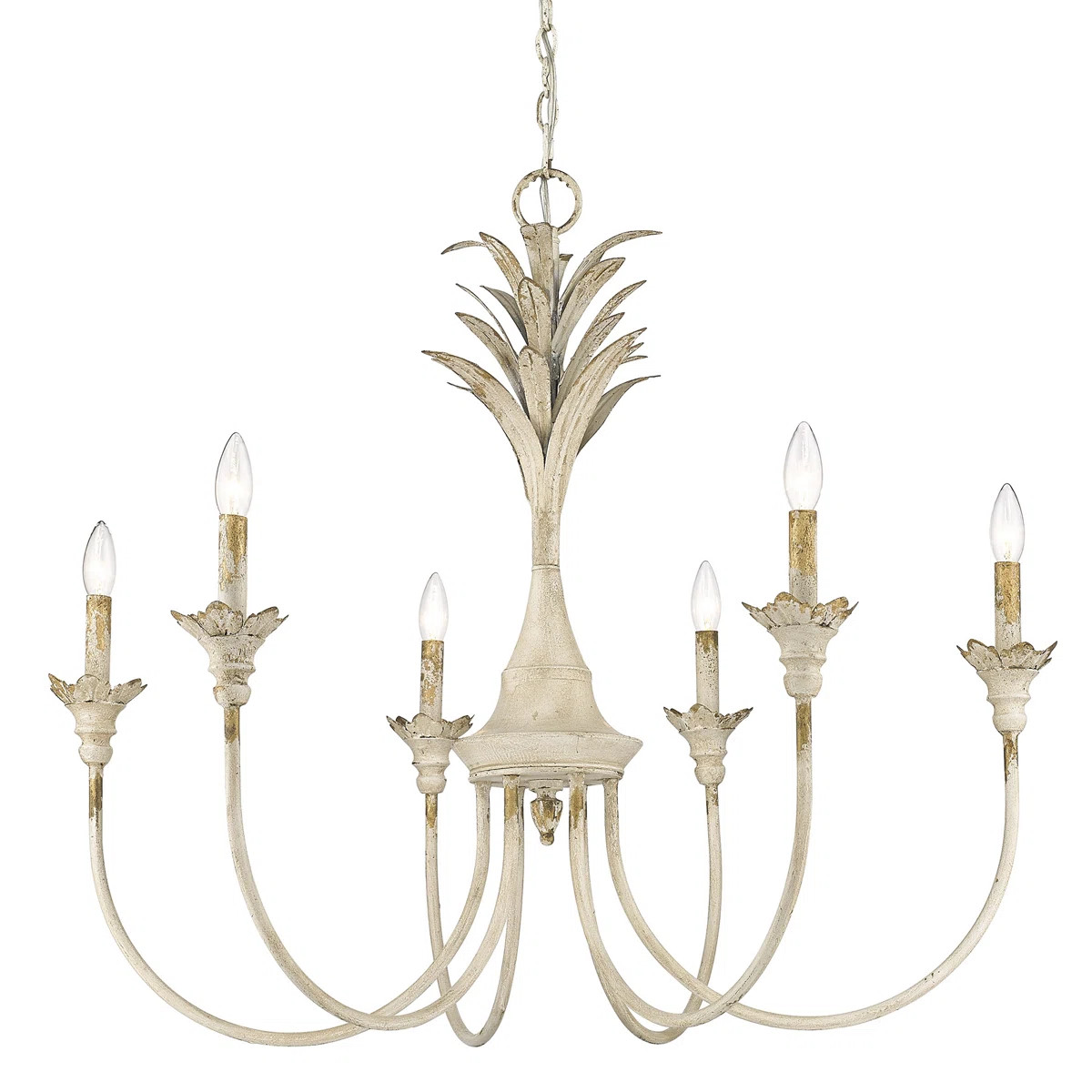 Schiff 6 - Light Steel Dimmable Empire Chandelier | Wayfair North America