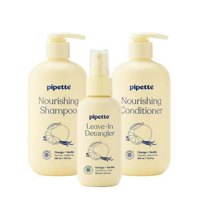 Pipette Leave-In Detangler 4.4 fl oz + Daily Nourishing Shampoo 11.2 fl oz + Daily Nourishing Conditioner 11.2 fl oz | Target