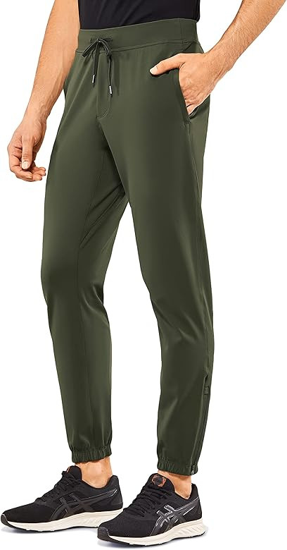 CRZ YOGA Mens 4-Way Stretch Golf Joggers with Pockets 28"/30"/32" - Work Sweatpants Track Gym Ath... | Amazon (US)
