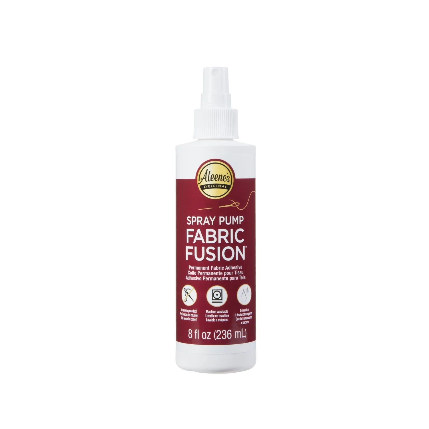 Aleene's Fabric Fusion Spray Pump 8 fl oz, Dries Clear, Permanent Fabric Adhesive | Walmart (US)