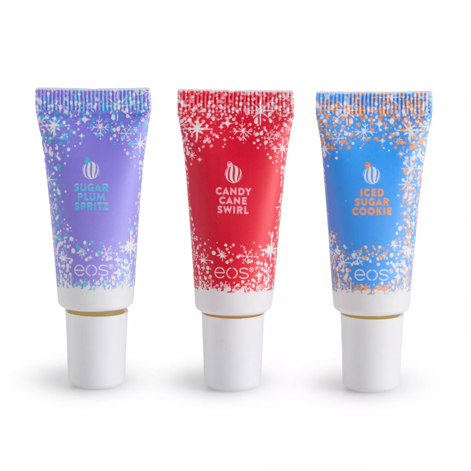 eos Holiday Collection 3-pc. 24H Moisture Super Balm Lip Gloss Set – Candy Cane Swirl, Sugar Pl... | Kohl's