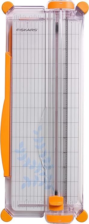 Fiskars SureCut Portable Paper Trimmer, 12 Inch Cut , Orange - 154450-1009 | Amazon (US)
