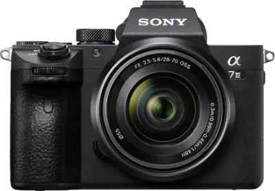 Sony - Alpha a7 III Mirrorless [Video] Camera with FE 28-70 mm F3.5-5.6 OSS Lens - Black | Best Buy U.S.