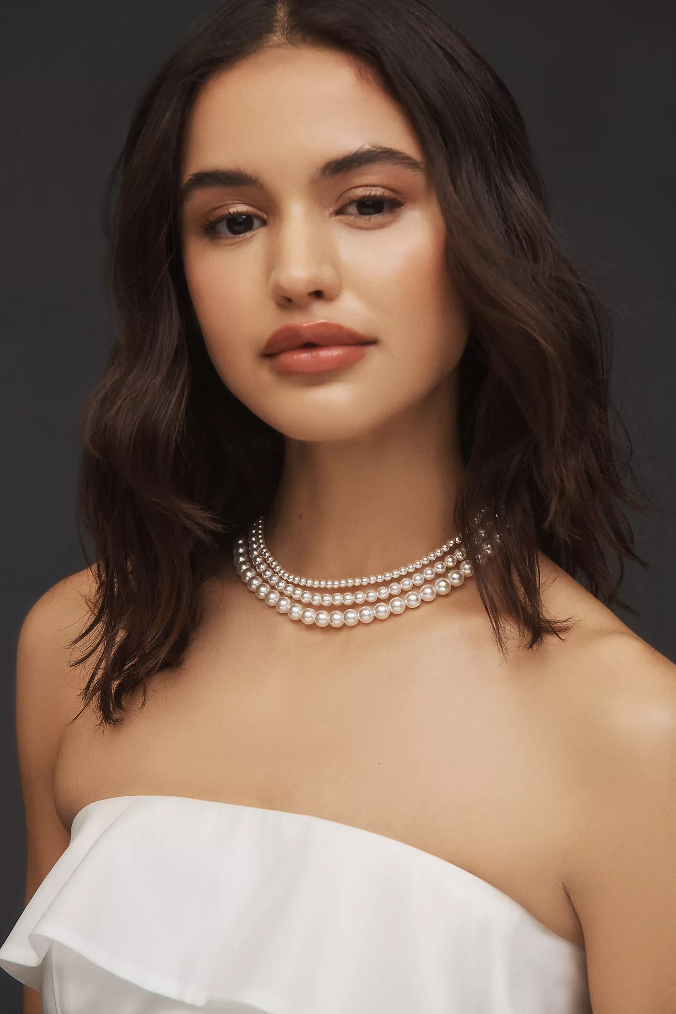 Shashi Louise Layered Pearl Necklace | Anthropologie (US)