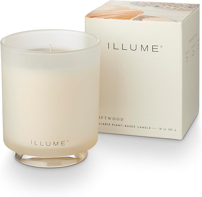 ILLUME Beautifully Done Driftwood Refillable Boxed Glass Candle | Amazon (US)