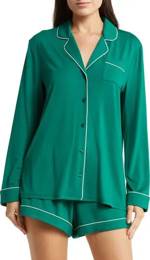 Nordstrom Moonlight Eco Long Sleeve Short Pajamas | Nordstrom | Nordstrom