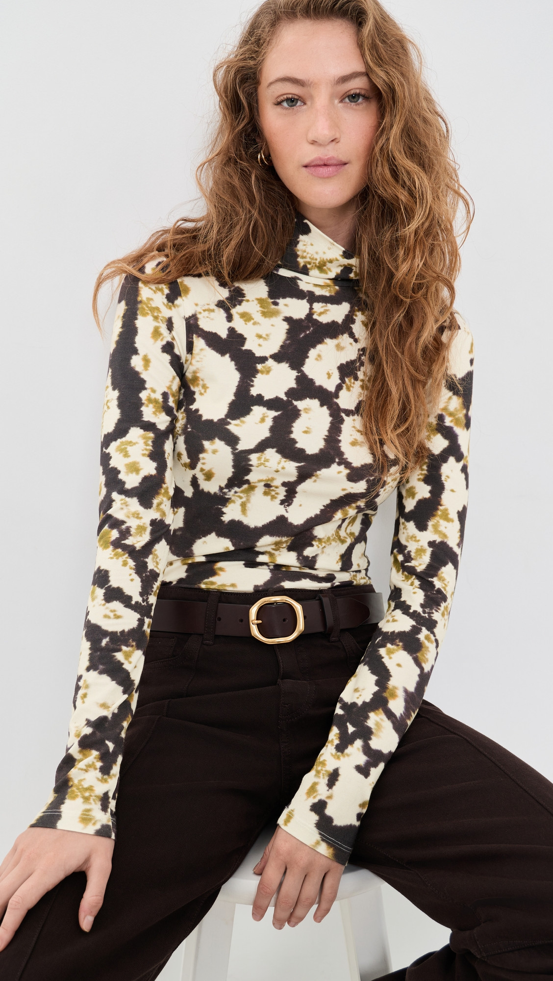 Cara Cara Piper Top Spotted Black XL | Shopbop