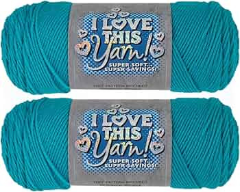Hobby Lobby I Love This Yarn - 4 Medium 100% Acrylic Yarn for Crocheting & Knitting Blankets, Hat... | Amazon (US)