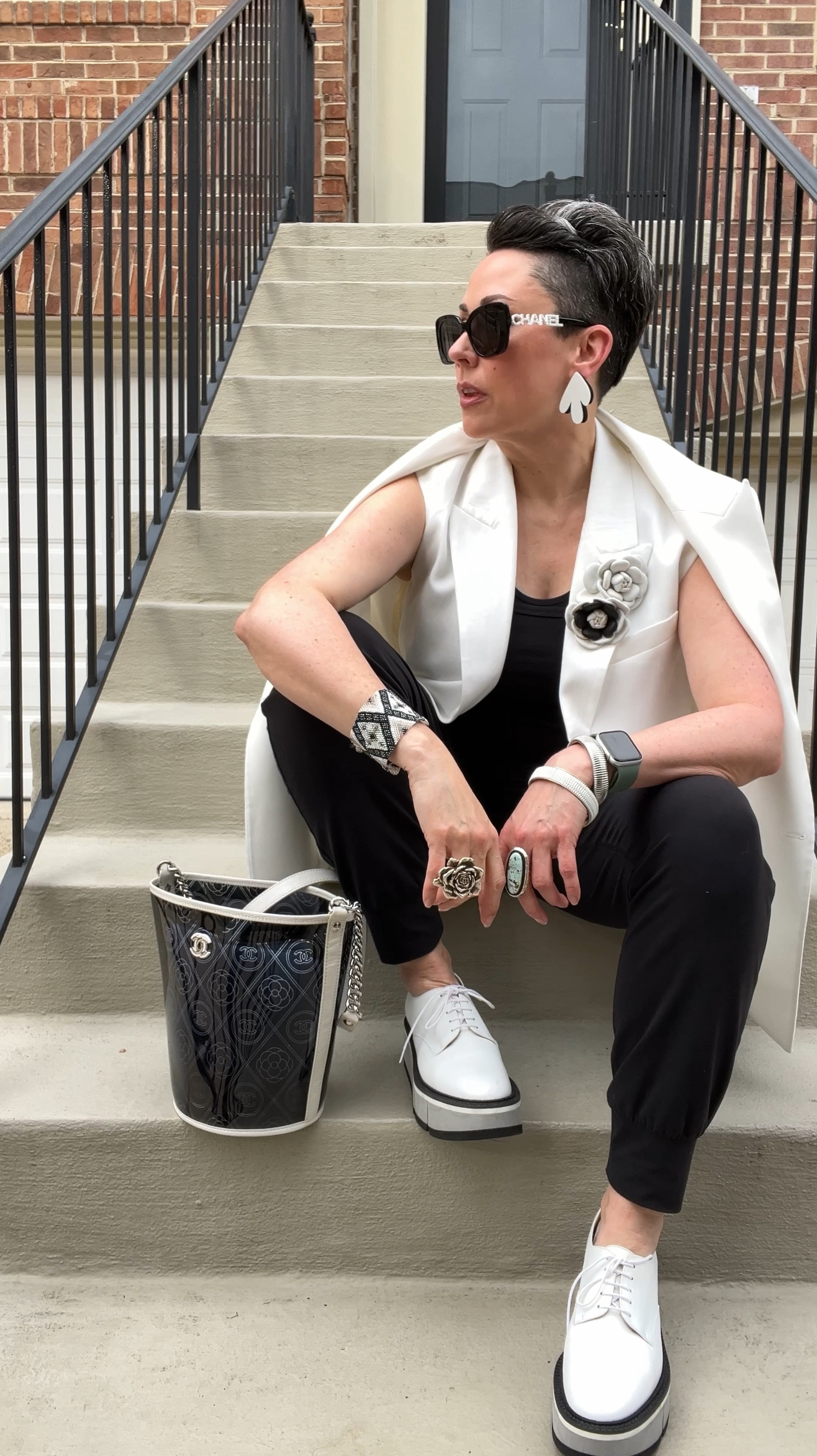 Another elevated athleisure look with my favorite joggers from Athleta. I love taking unexpected pieces like joggers and a tank top and transforming them into a chic streetwear look. 

#LTKActive #LTKOver40 #LTKMidsize