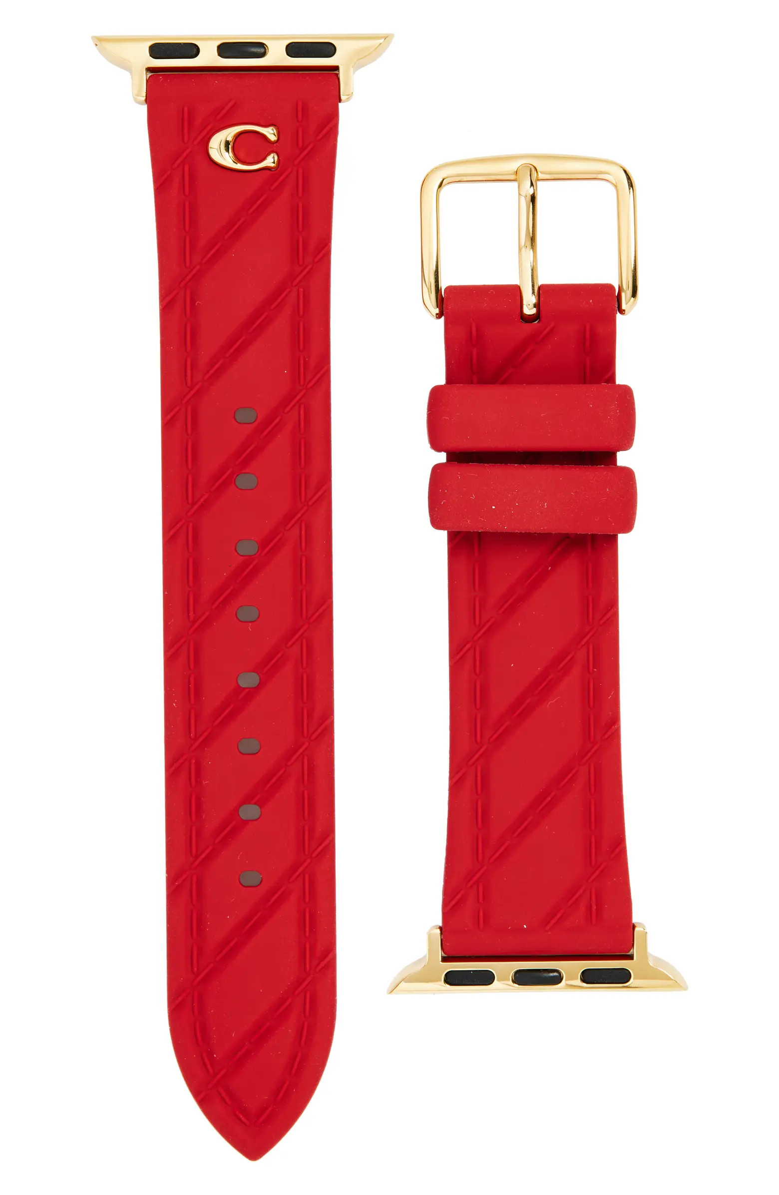 Quilted 20mm Apple Watch® Watchband | Nordstrom