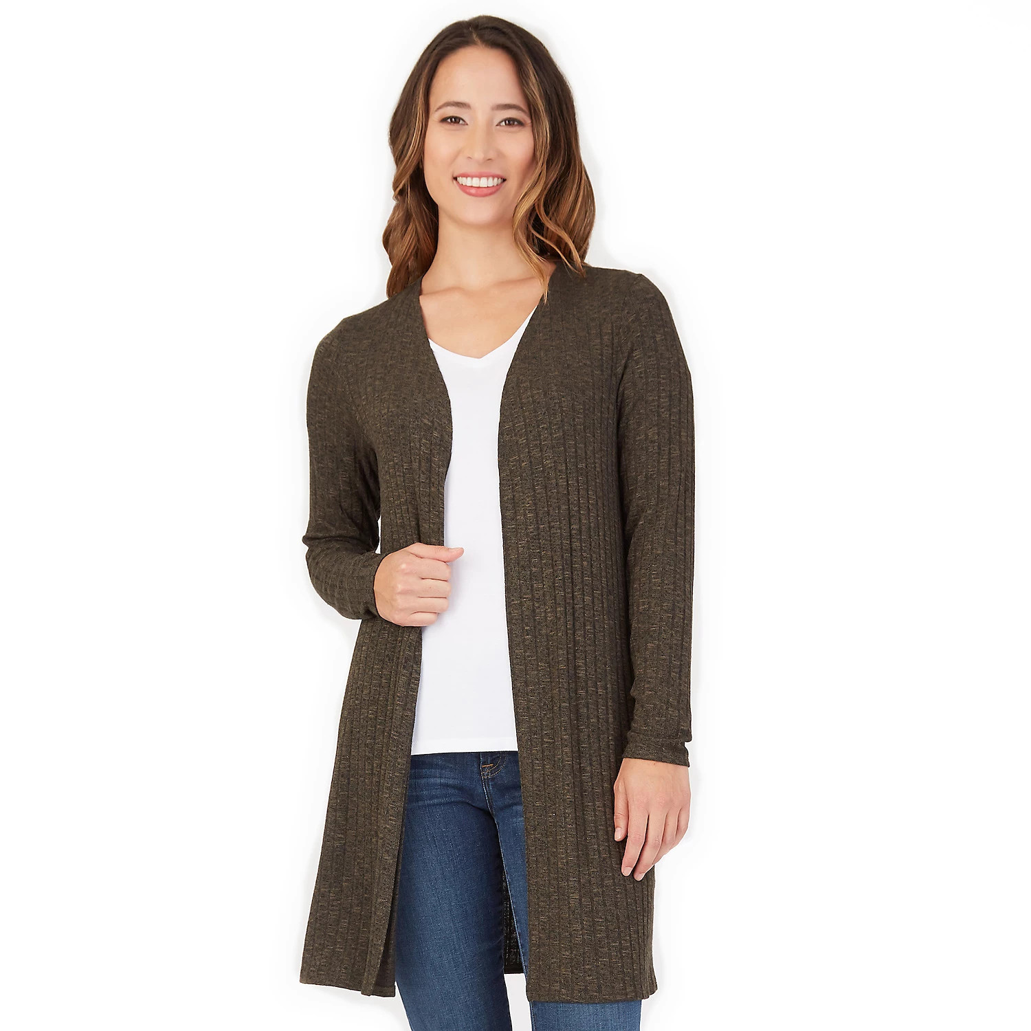 Women's Apt. 9® Ribbed Duster Cardigan | Kohl's