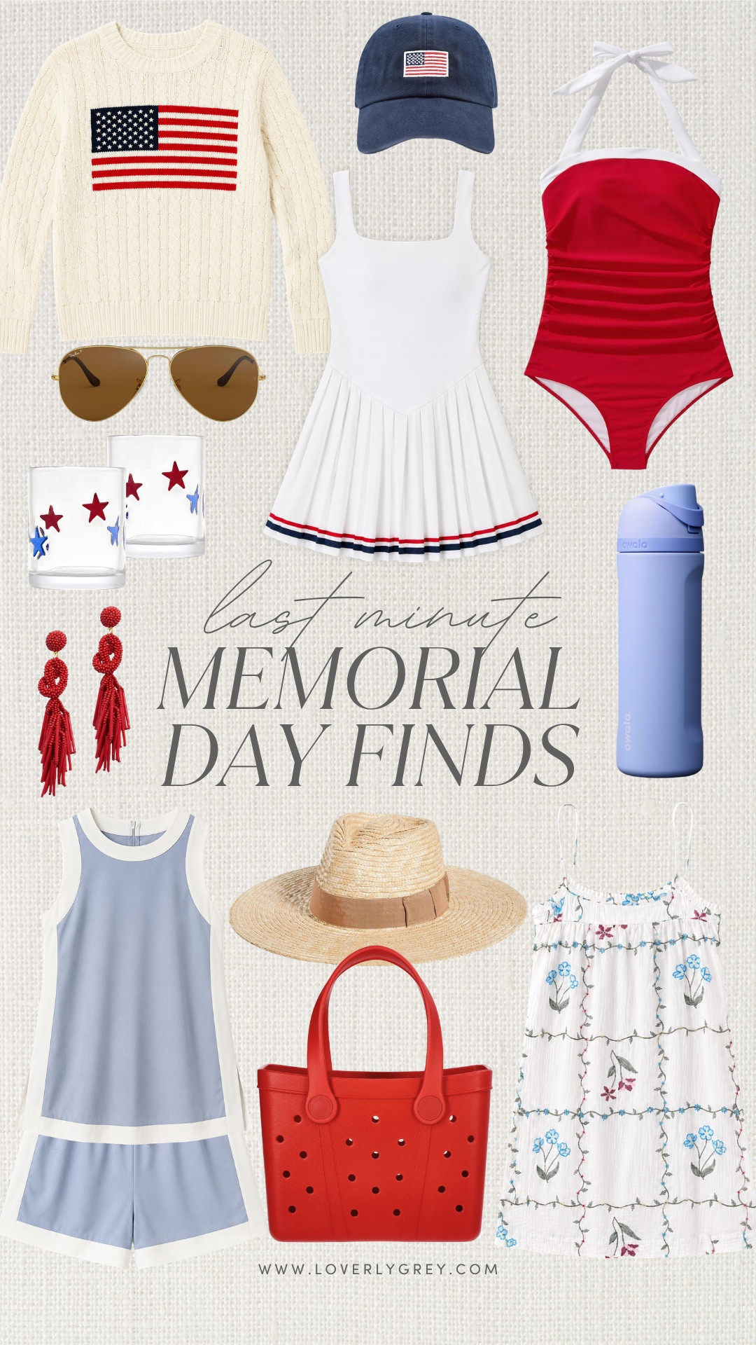 Memorial Day finds that look expensive without the expensive price tag 🇺🇸✨ Everything in this roundup is under $50 from Amazon, Target & Walmart, perfect for pool days, backyard BBQs, lake weekends & last-minute summer plans.

loverly grey, memorial day outfit, patriotic outfit, red white blue style, affordable fashion, amazon fashion, target style, walmart fashion, summer finds, pool day outfit, lake day look, under $50 finds, summer accessories, vacation style 

 #LTKSeasonal #LTKSaleAlert #LTKTravel