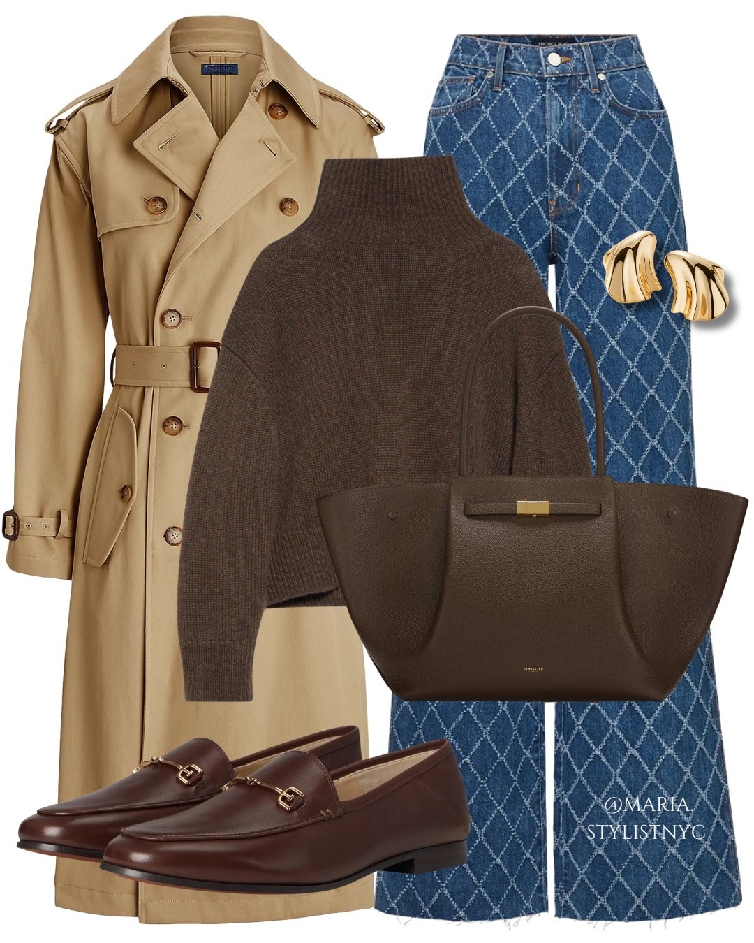 Trench Coat Fall Outfit 🍁 See more items in this style ✨
Sweater, Jeans, Loafers, Tote Bag 💼 

#LTKSeasonal #LTKStyleTip #LTKItBag