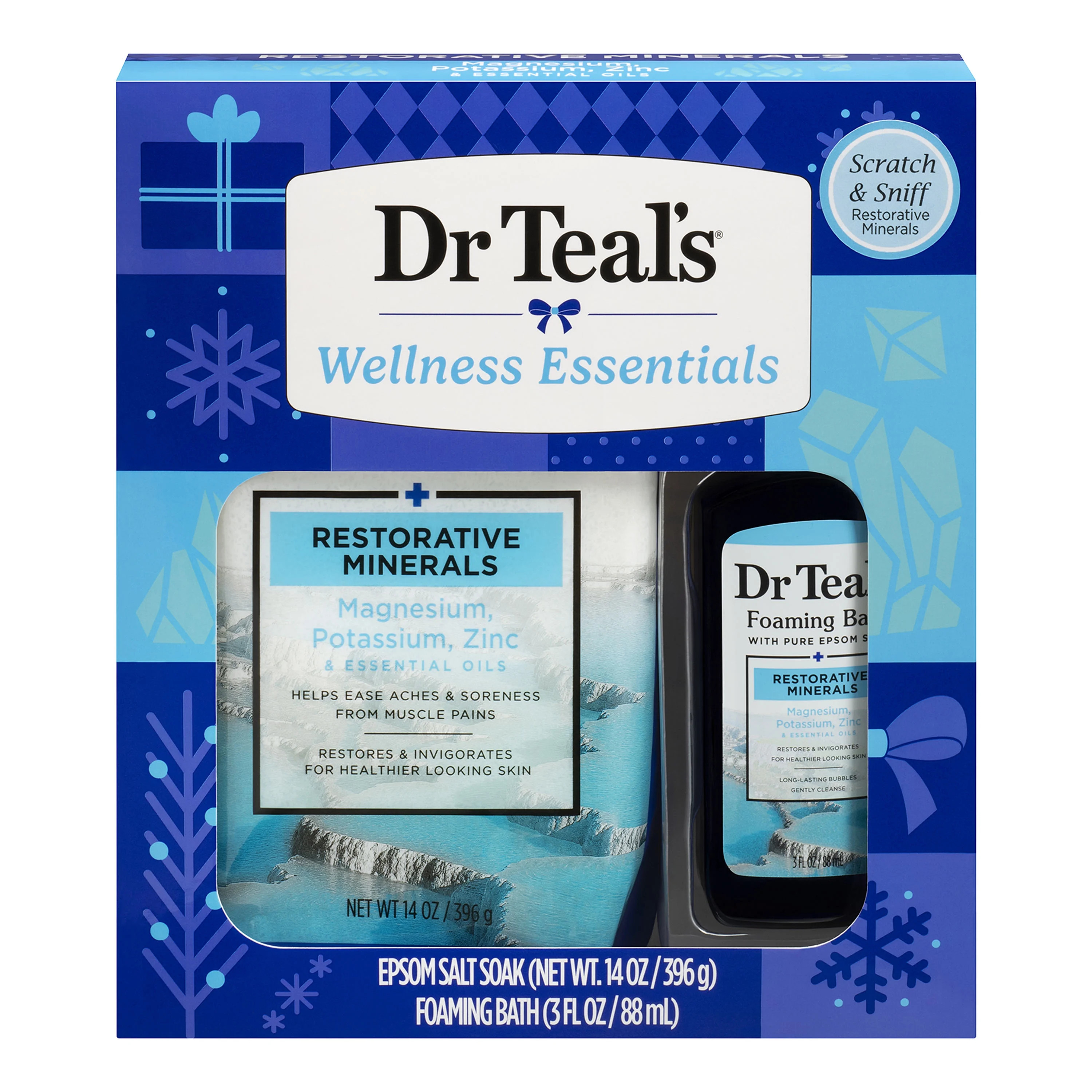 Dr Teal's Restorative Minerals Bath Gift Set, 2 Piece | Walmart (US)