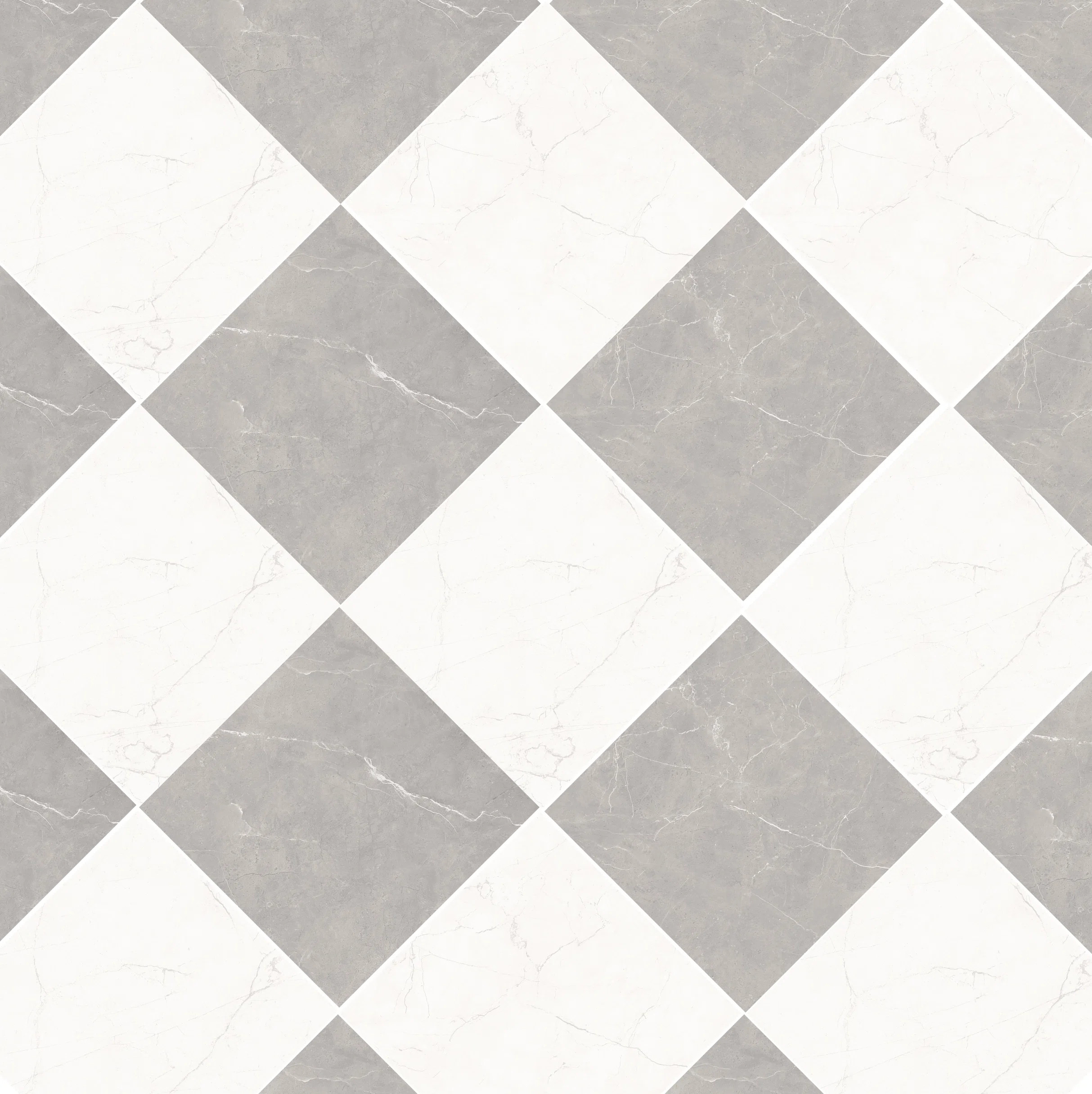 Sophia Checkerboard 12" x 12"  Porcelain Marble-Look Floor Tile (33.44 Sq. Ft. / Case) | Wayfair North America