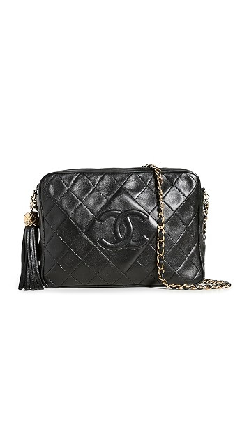 Chanel Black Diamond Cc Camera Bag | Shopbop