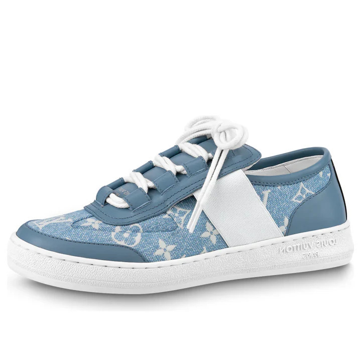 (WMNS) LOUIS VUITTON Lous Sneakers 'Denim Monogram' | KICKS CREW