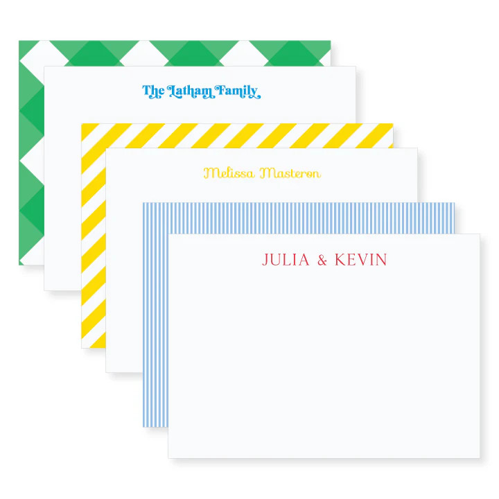 4.5x6.25 Name Notecard // DIY | Spice Paper Designs