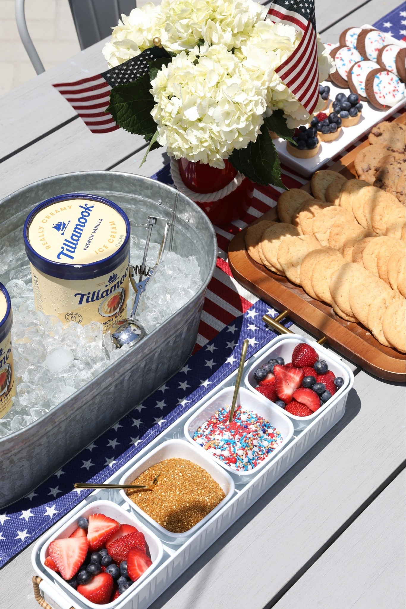 I did this build your own ice cream sandwich station for an easy Fourth of July dessert sharing everything that I used here and it’s all from Walmart!

#LTKfoodie #LTKSeasonal