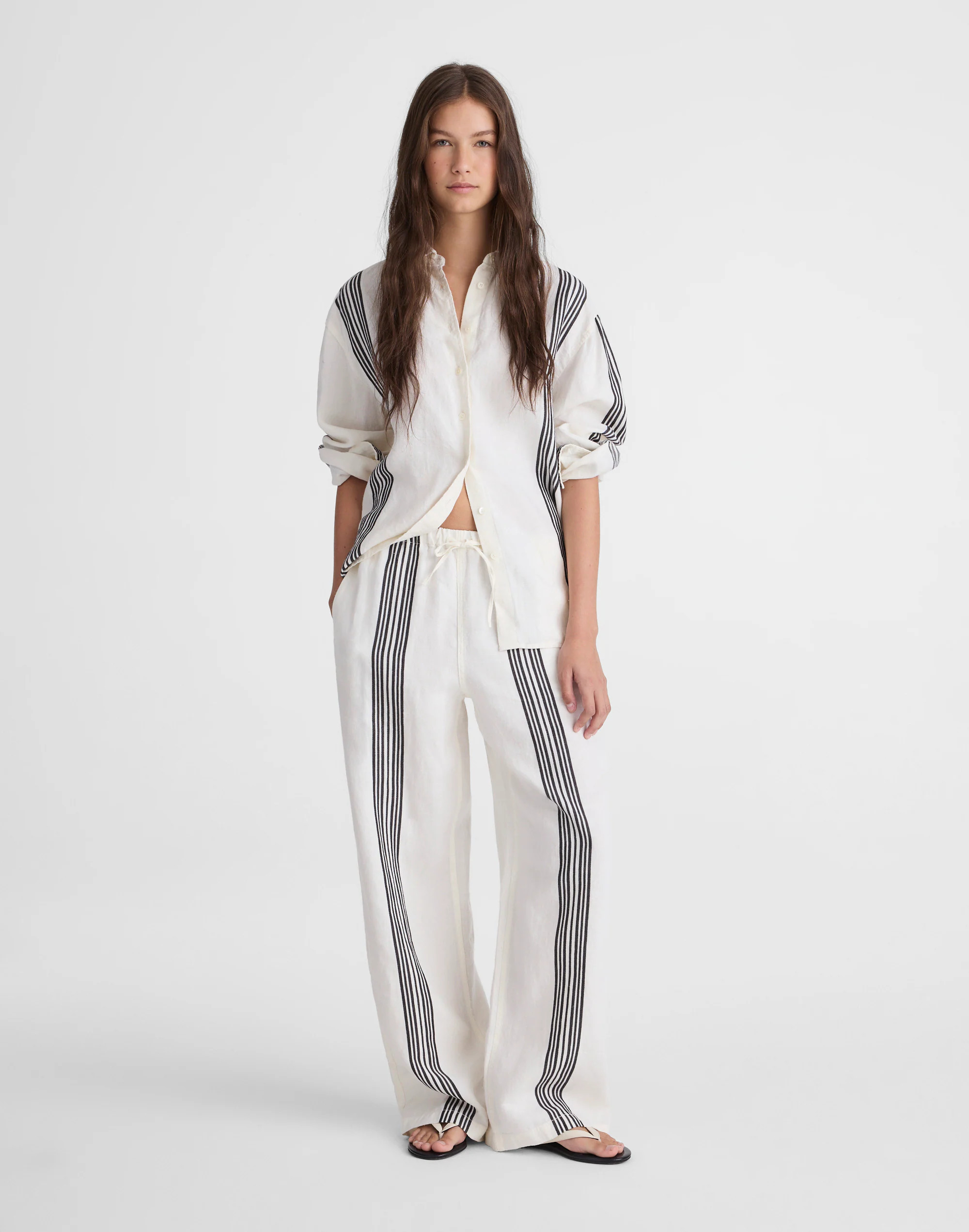 Pull-On Pants in Linen Blend | Madewell
