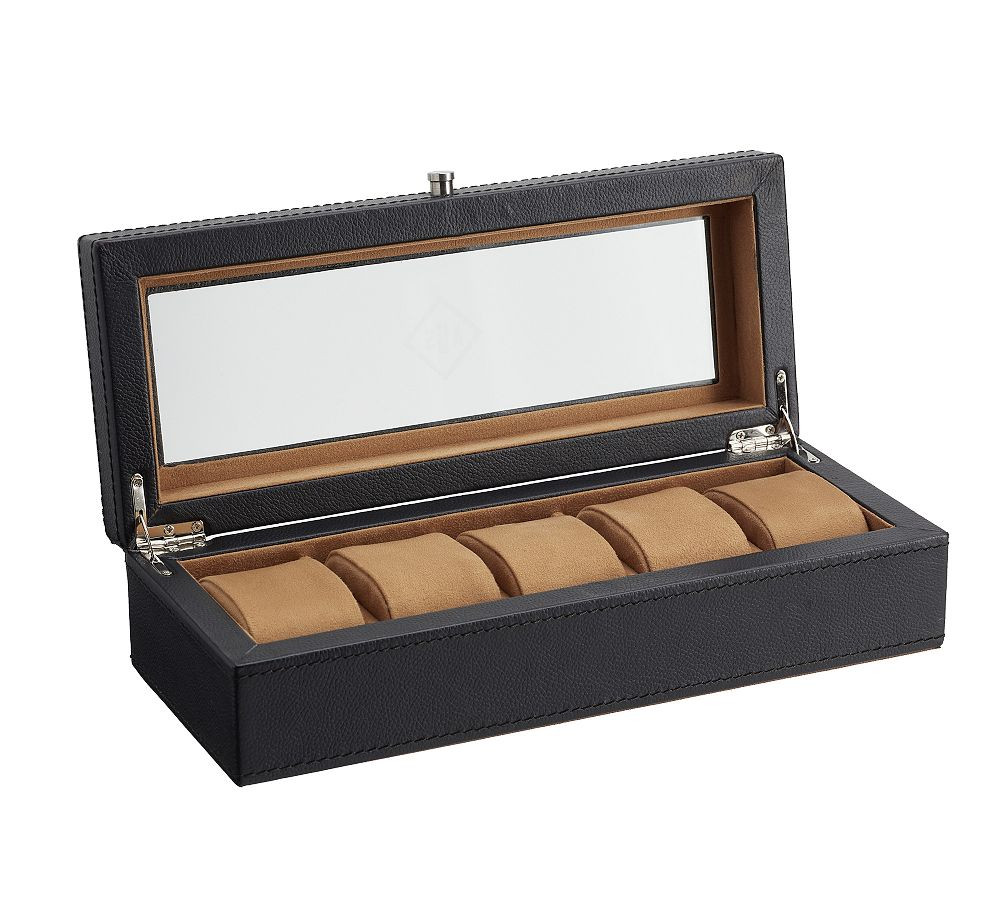 Grant Leather Watch Box | Pottery Barn (US)