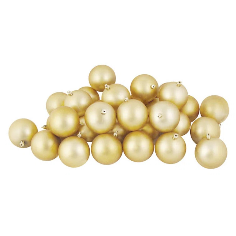12 Piece Ball Ornament Set (Set of 12) | Wayfair North America