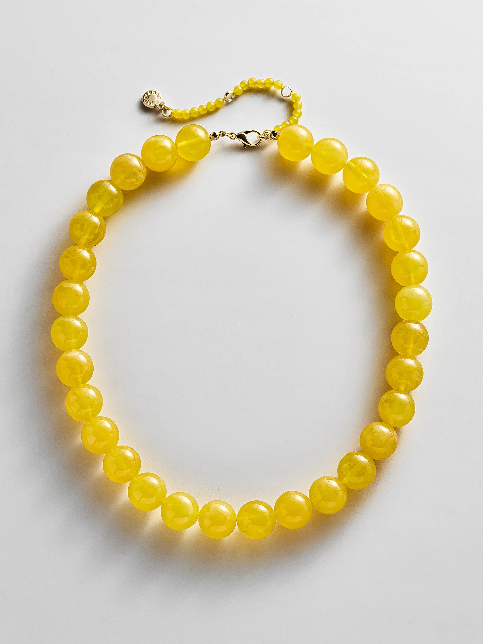 Mini Jane Beaded Necklace - Citrine | BaubleBar