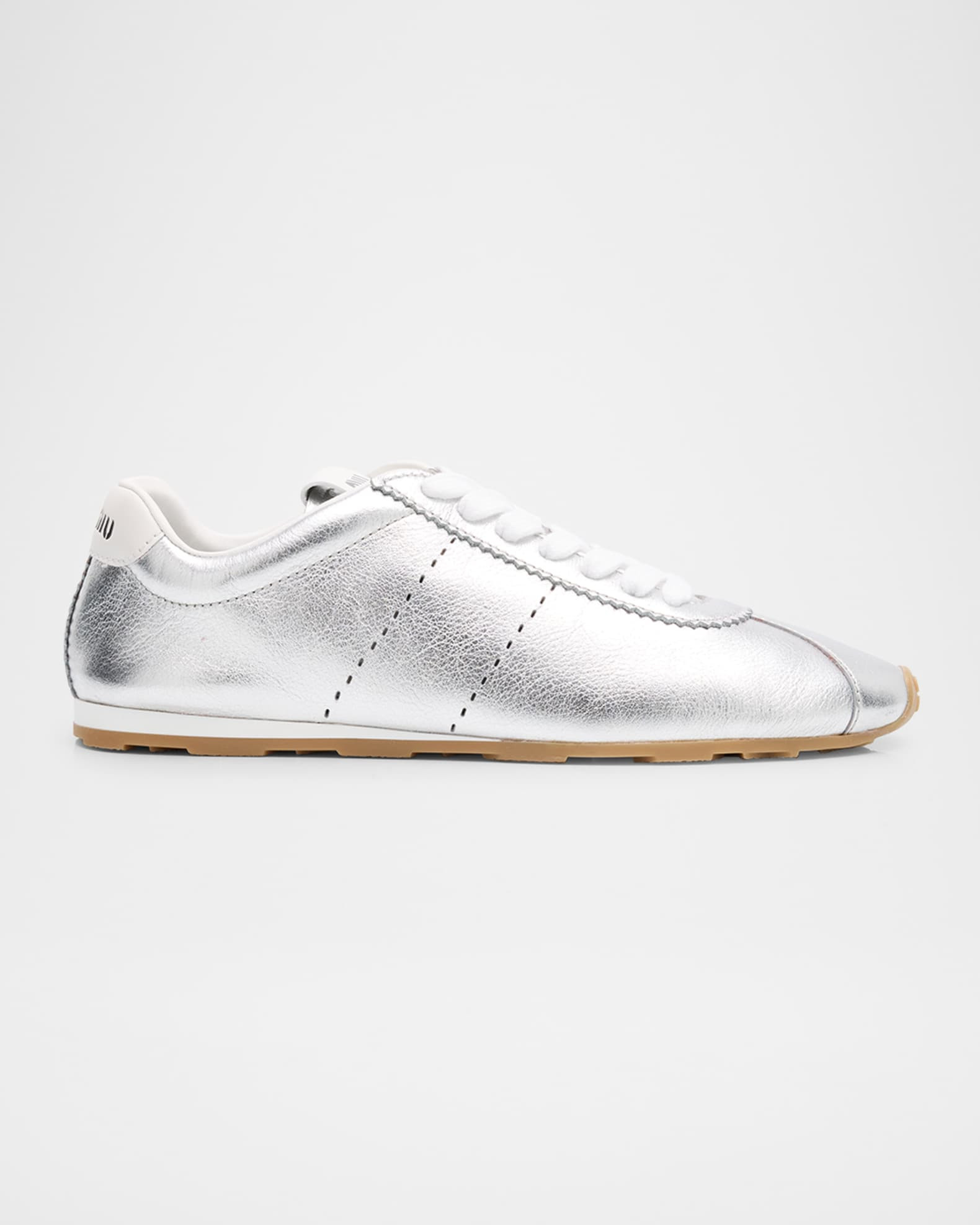 Metallic Leather Retro Runner Sneakers | Neiman Marcus
