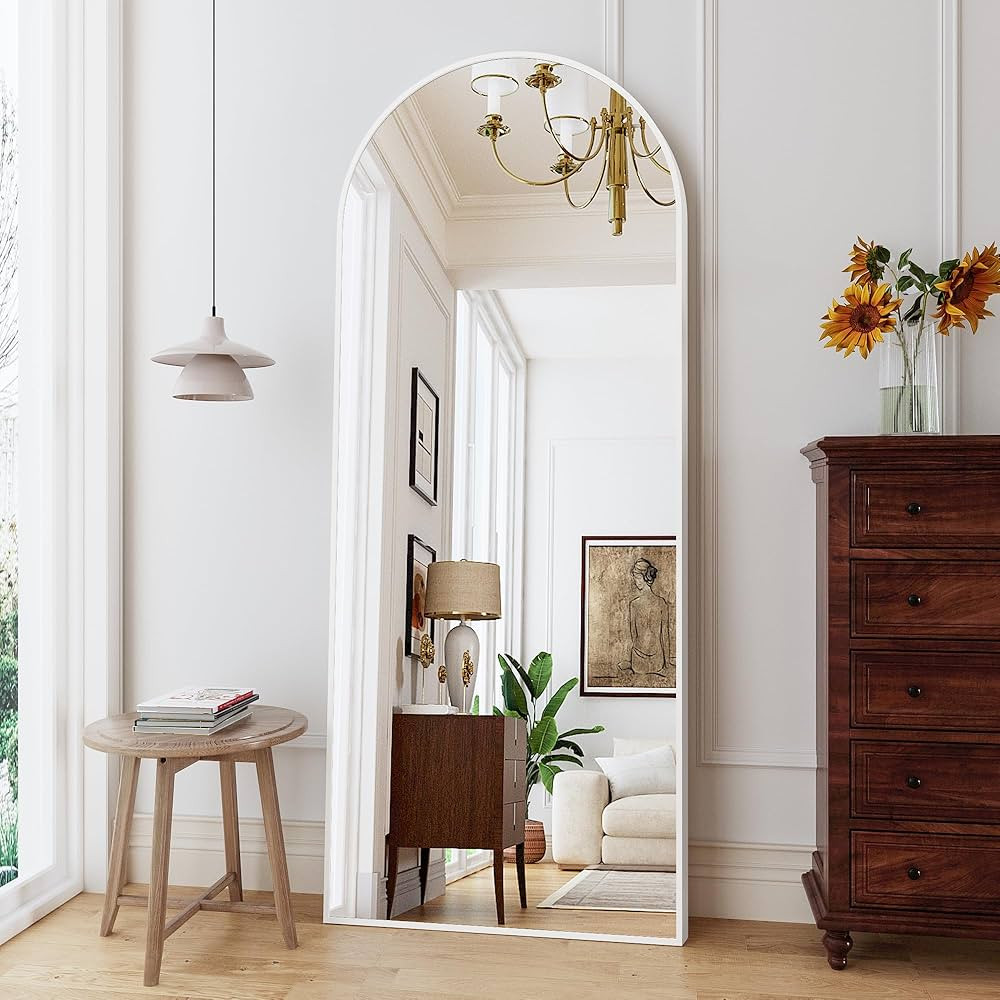 Mirror Full Length, 70"x26" Arched Full Length Mirror, Arch Mirror with Stand, Large Standing Mir... | Amazon (US)