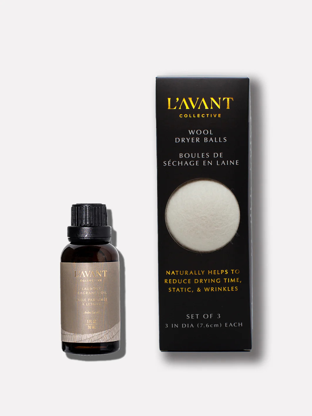 Laundry Oil & Wool Balls Bundle | L'AVANT Collective