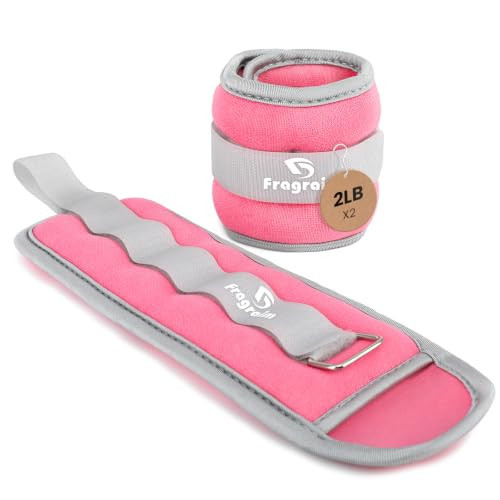Ankle Weights, 2 LB X 2 Wrist Leg Arm Weights for Women and Men - Pink | Amazon (US)