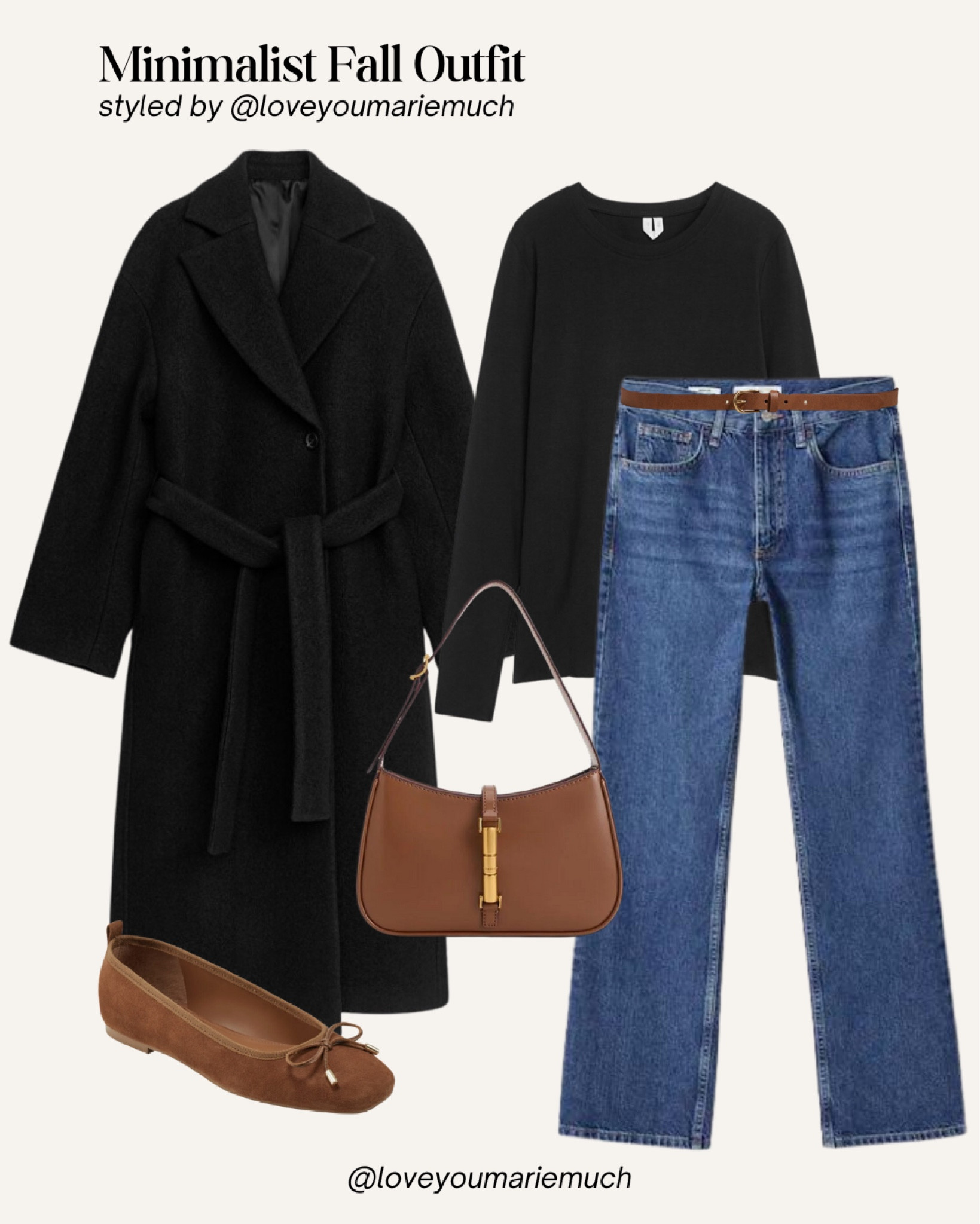 Minimalist fall outfit with trendy brown and denim combination!

#LTKSeasonal #LTKWorkwear #LTKStyleTip