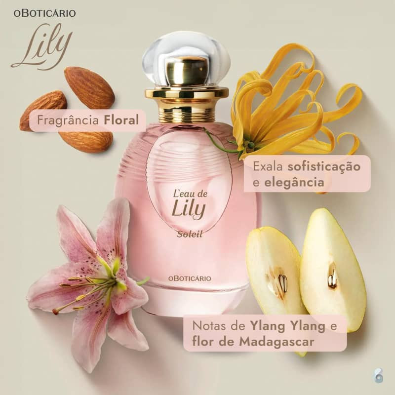 L'eau de Lily Soleil o Boticário
        
            
                 - Desodorante Colônia F... | Beleza Na Web (BR)