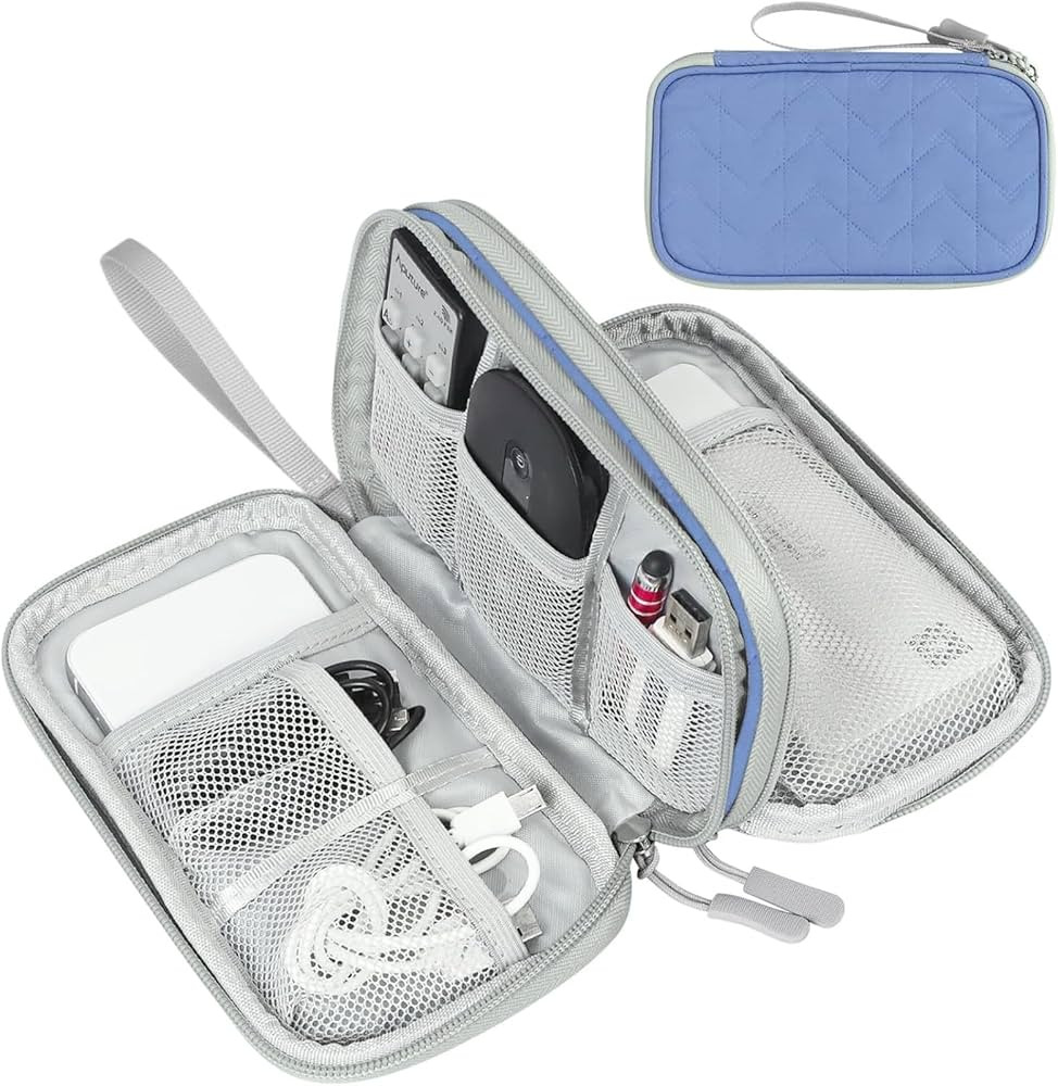FYY Electronic Organizer, Travel Cable Organizer Bag Pouch Electronic Accessories Carry Case Port... | Amazon (US)